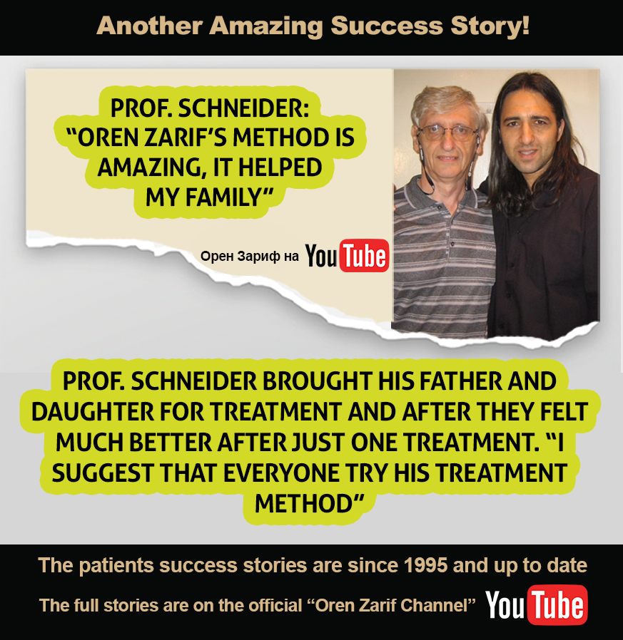 Oren Zarif Method of Treating Subconscious Psychokinesis. Mind Power